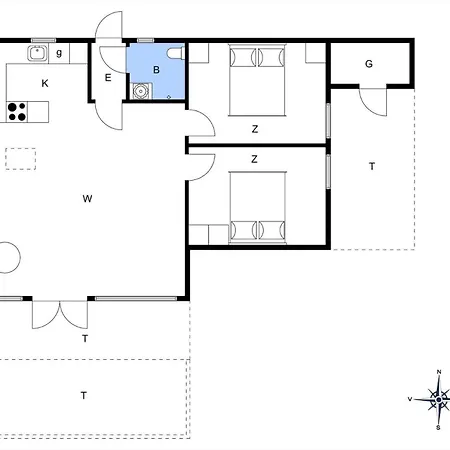 度假居 0231-romo-a-m-listsvej-8 Tagholm